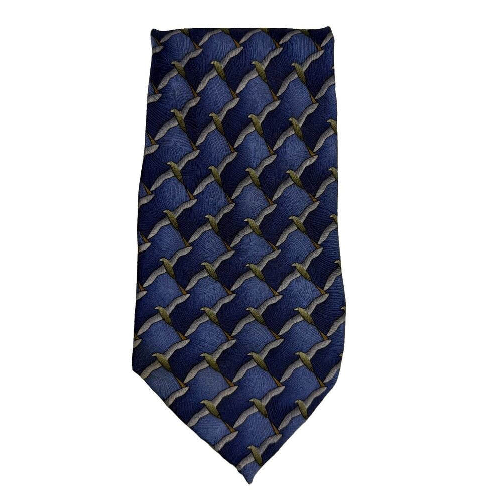Nature Conservancy Men’s Tie 100% Silk Red Tailed Tropic Bird Necktie Gift